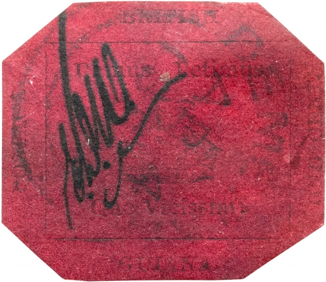 British_Guiana_1856_1c_magenta_stamp