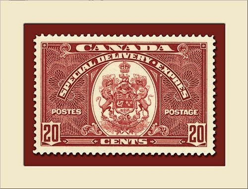 Shipping filler CANADA E8 on 8½ x 11