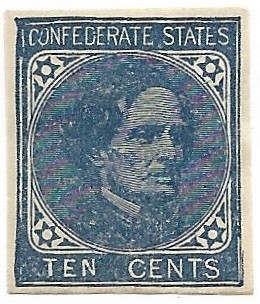 Jefferson Davis 10 Cents
