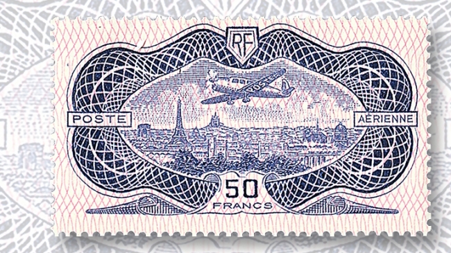 french-1936-50-franc-airmail-issue