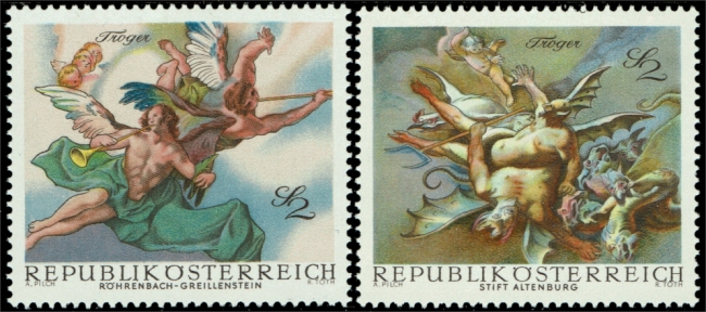 Austria 824-25 1968