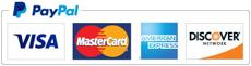 We accept all major credit cards